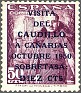 Spain 1950 Visita Del Caudillo A Canarias 50 CTS Violeta Edifil 1083A. Spain 1950 1083A Franco. Subida por susofe